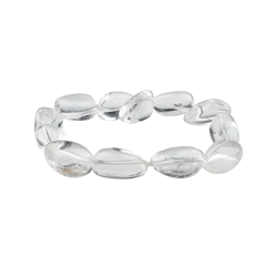 0603550021 Armband, Bergkristall, 12-14mm Nuggets | Edelsteine, Heilsteine & Schmuck-Handel