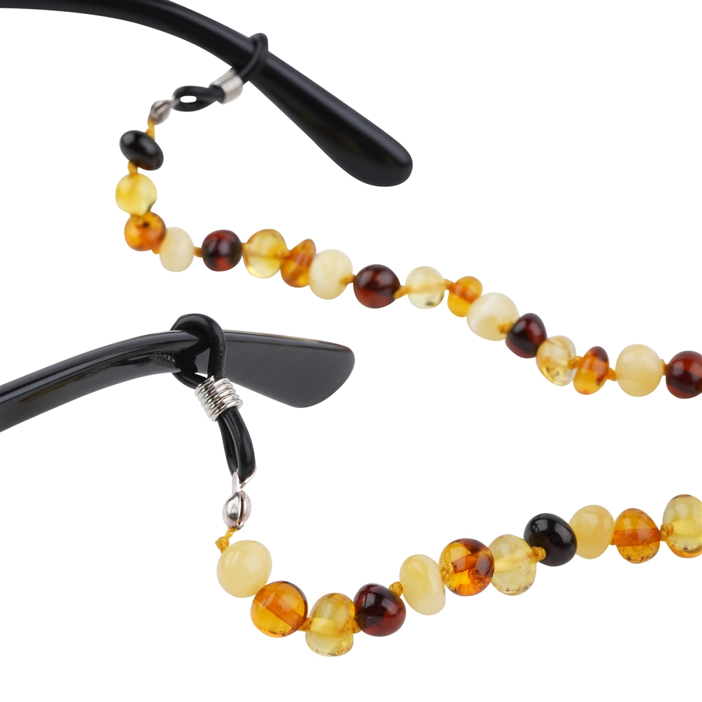 Eyeglass chain Amber, 74cm