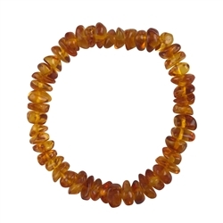 0603659017 Bracciale Ambra chips cognac light, 4 x 8-9 mm | Marco Schreier