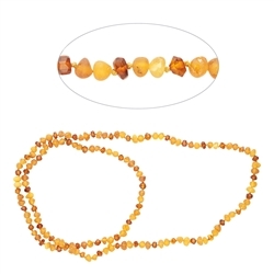 060367021 Amber necklace, model 1, 70cm | minerals trade - gems, healing stones & jewelry