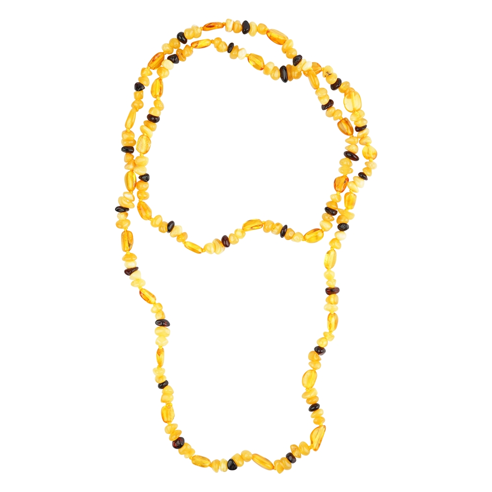 Amber necklace 70 cm model 1