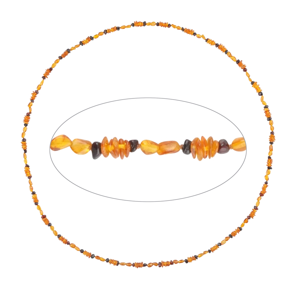 060368064 Chaînes Ambre, modèle 044, 80cm | Marco Schreier