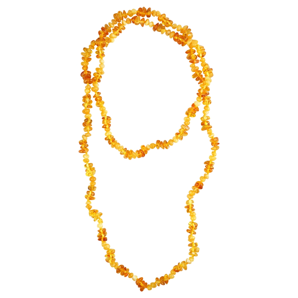 Amber necklace 80 cm model 104