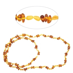 060368157 Amber necklace, model 117, 80cm | wholesaler gems, healing stones & jewelry