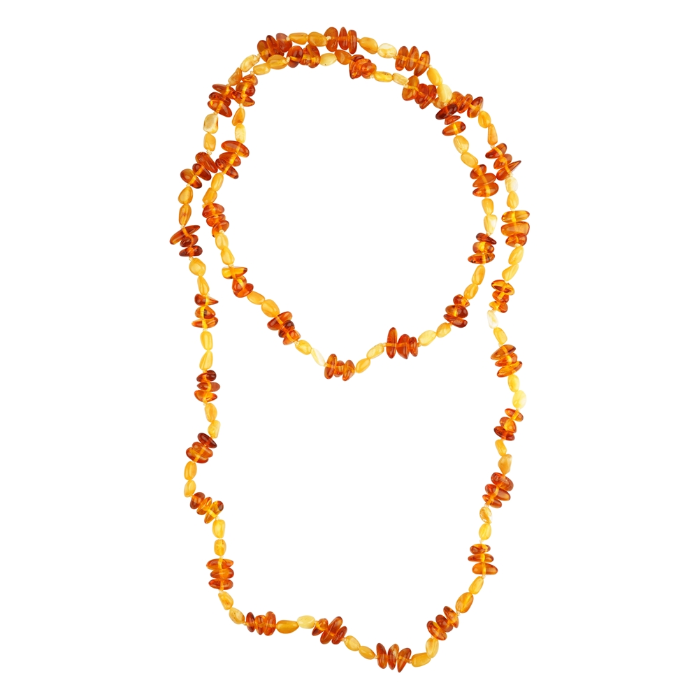 Amber necklace 80 cm model 117