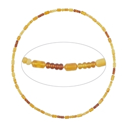 060368357 Amber necklace, model 08823B, 70cm | wholesaler gems, healing stones & jewelry