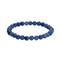 0603950106 Pulsera, cuarzo azul, cuentas 06mm | Marco Schreier