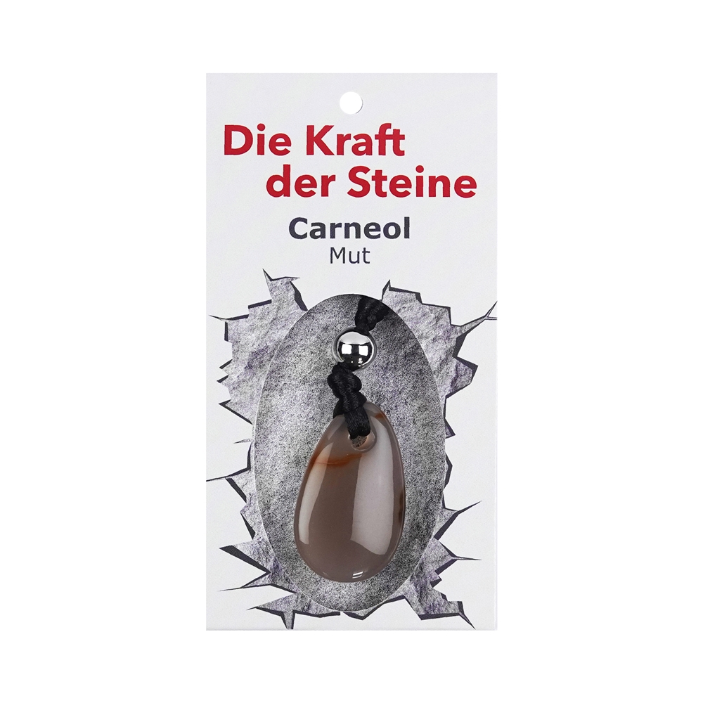 Kraftstein-Anhänger Carneol (Mut)