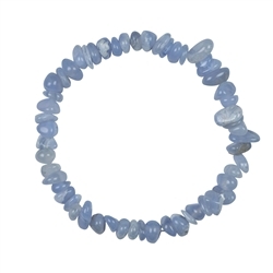 0604550077 Bracelet, Calcédoine bleue, 05 - 07mm Chips | Marco Schreier