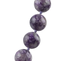 Necklace (Bead Necklace), Charoite, 12mm/48cm