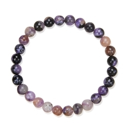 0604850146 Bracelet, Charoite (multicolored), 06 - 07mm beads | Marco Schreier