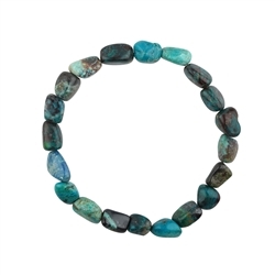 0605150020 Bracelet, Chrysocolle (tige), 10- 12mm Nuggets plats | Marco Schreier