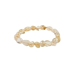 0605350020 Armband, Citrin (gebr.), 10 - 12mm Nuggets | GH Edelsteine, Heilsteine & Schmuck