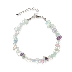 0607250038 Armband Barock Classic  Fluorit  "Ordnung" | Edelsteine, Heilsteine & Schmuck