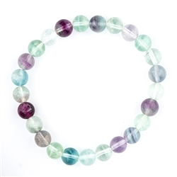 0607250134 Bracciale, fluorite (extra), perline da 08 mm | Marco Schreier
