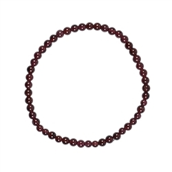 0608250104 Bracelet, garnet, 04mm beads | wholesale supplier gems, healing stones & jewelry