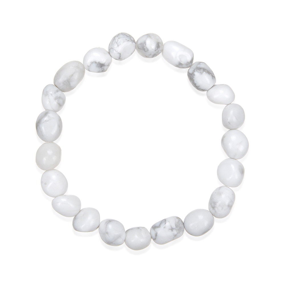 0609150079 Bracciale, Magnesite, pepite da 08 a 10 mm | grossista gemme e pietre curative