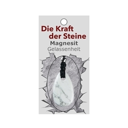 0609171015 Kraftstein-Anhänger Magnesit (Gelassenheit) | Edelsteine, Heilsteine & Schmuck