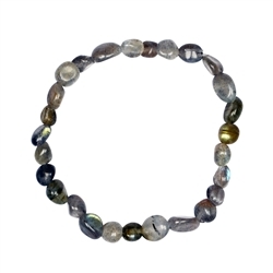 0610350079 Armband, Labradorit (dunkel), 06-08mm Nuggets | Edelsteine, Heilsteine & Schmuck