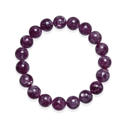 0610550025 Bracciale, Lepidolite (stab.), perline da 10 - 11 mm | Marco Schreier