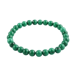 0610650106 Bracelet, Malachite (stab.), 06mm perles rondes | Marco Schreier