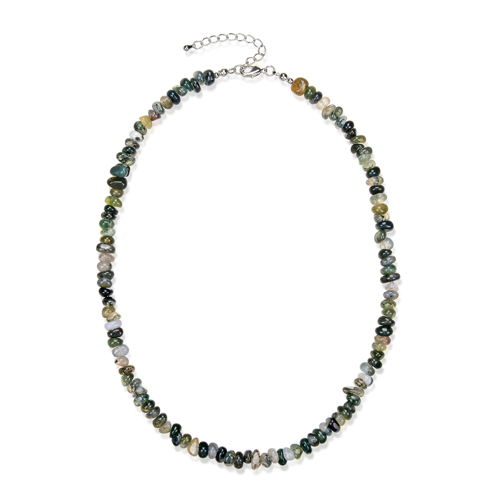 Necklace Baroque Classic Moss Agate "Inspiration"