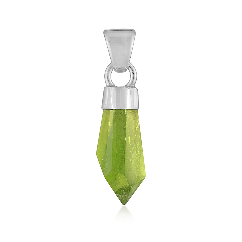 0612125614 Colgante de peridoto, 2,5 - 3,0 cm, platinado | Marco Schreier