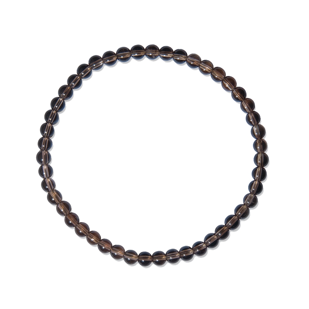 Bracelet, Smoky Quartz, 04mm beads