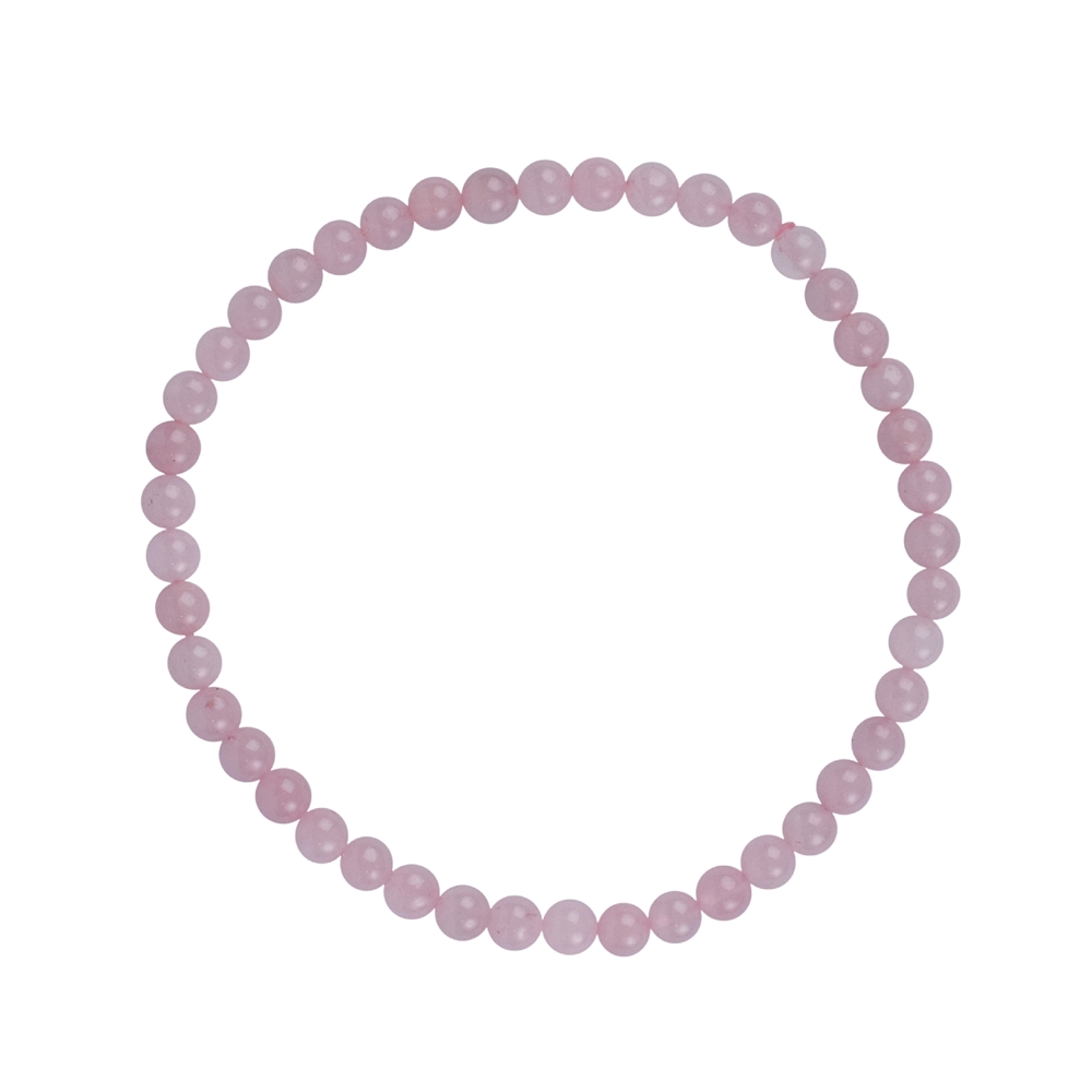 Bracelet, Rose Quartz, 04mm beads