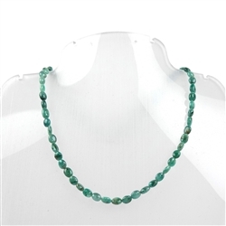 0614491001 Chain Lenses, Emerald, 7,5mm/45cm | wholesaler gems, healing stones & jewelry