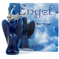 Engel-Anhänger Sodalith (Treue), 3,0cm