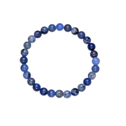 0614650206 Bracciale, Sodalite, perline da 06 mm, 15 cm (per bambini) | Marco Schreier