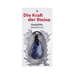 0614671015 Kraftstein-Anhänger Sodalith (Idealismus) | GH Edelsteine, Heilsteine & Schmuck