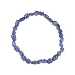 0615250079 Bracciale, tanzanite, pepite da 08-10 mm | grossista gemme e pietre curative