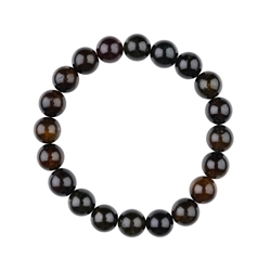 0615650121 Armband, Turmalin (Dravit), 09 - 10mm | Edelsteine, Heilsteine & Schmuck-Handel