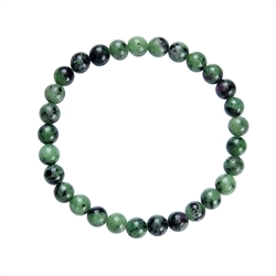 0616350106 Pulsera, Zoisita, cuentas 06mm | piedras preciosas, piedras curativas y joyería