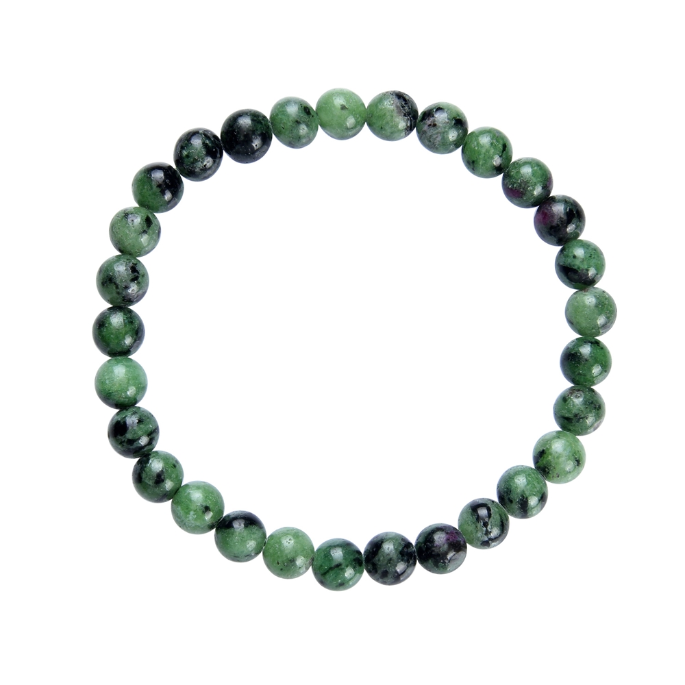 Bracelet, Zoisite, 06mm beads