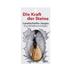 0616471015 Kraftstein-Anhänger Landschafts-Jaspis (Durchhaltevermögen) | Marco Schreier