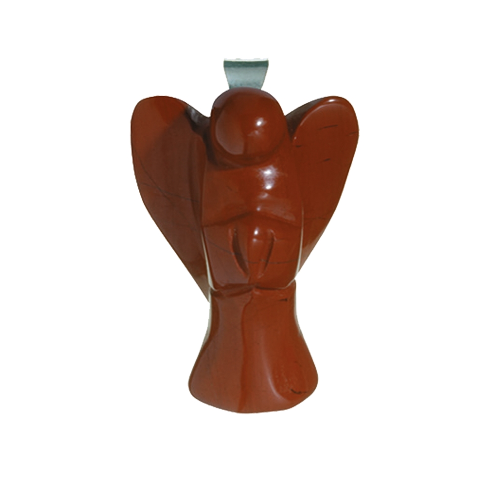 Engel-Anhänger Jaspis rot (Ausdauer), 3cm