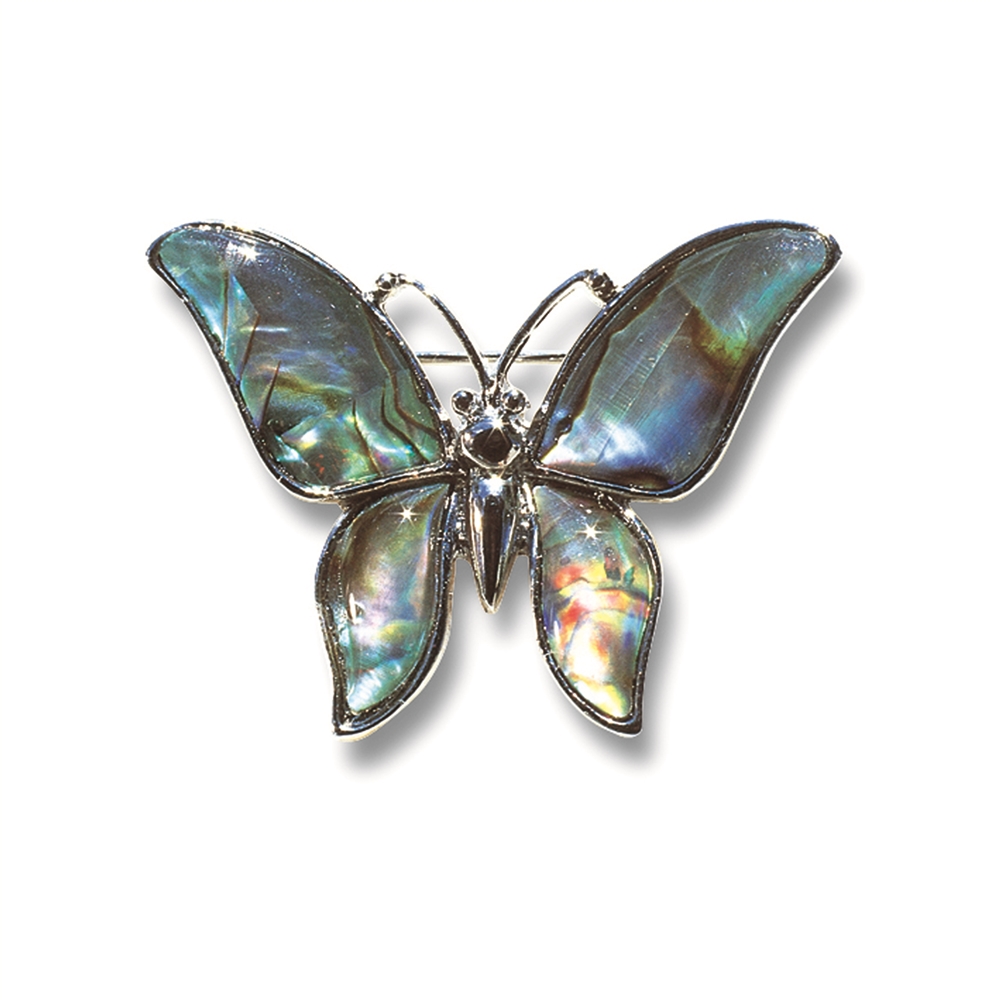 Brosche Schmetterling, Paua-Muschel