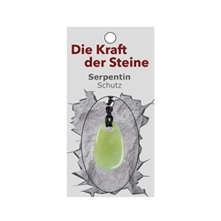 0618071015 Kraftstein-Anhänger Serpentin (Schutz) | Edelsteine, Heilsteine & Schmuck-Handel