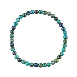 0618250105 Bracelet, Azurite Malachite-Chrysocolla (stab.), 05mm beads | Marco Schreier