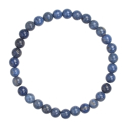 0618350106 Bracciale, dumortierite, perline da 06 mm | grossista gemme e pietre curative