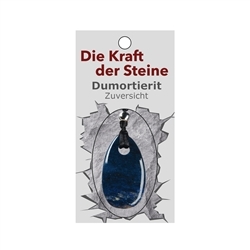 0618371015 Kraftstein-Anhänger Dumortierit (Zuversicht) | Edelsteine, Heilsteine & Schmuck