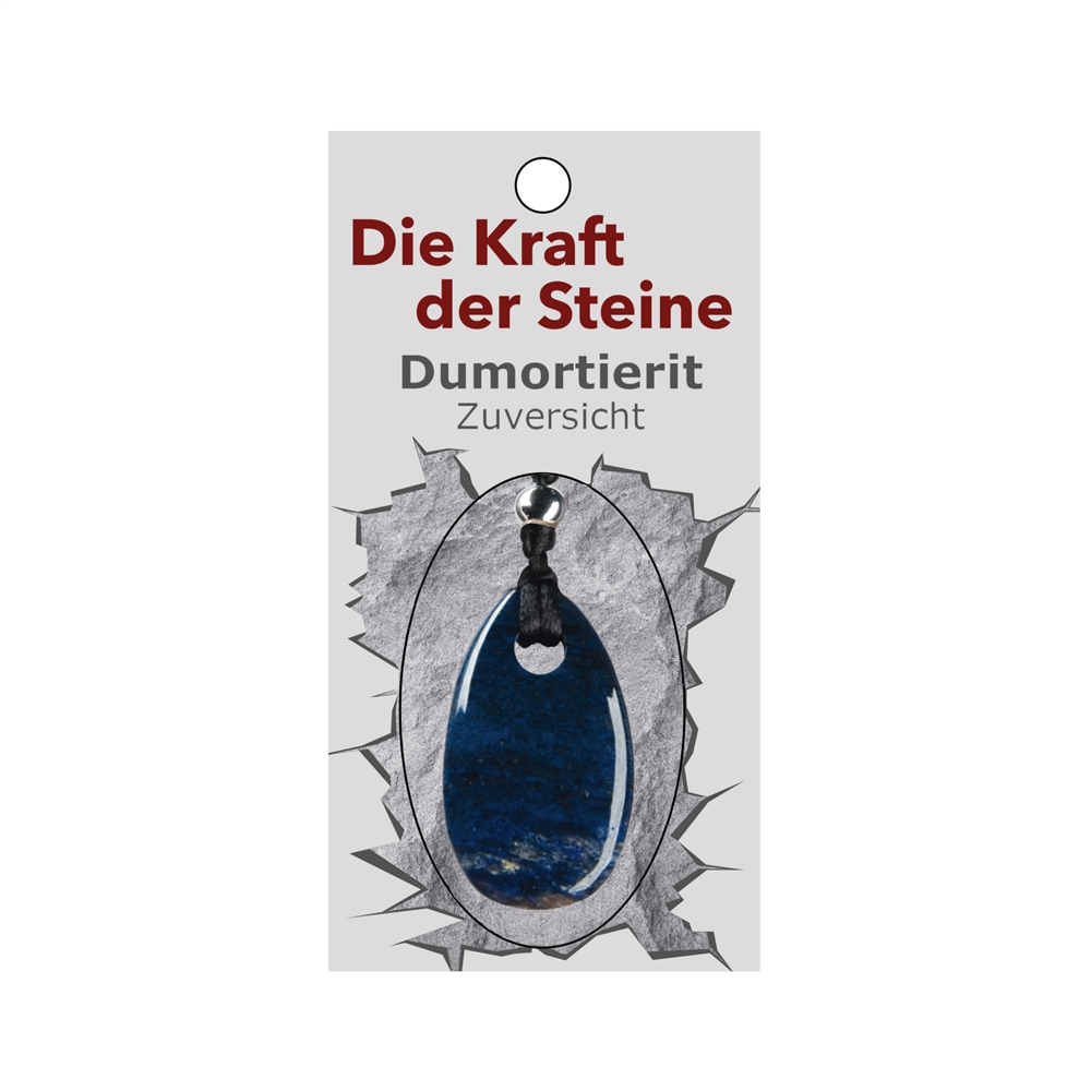 Kraftstein-Anhänger Dumortierit (Zuversicht)