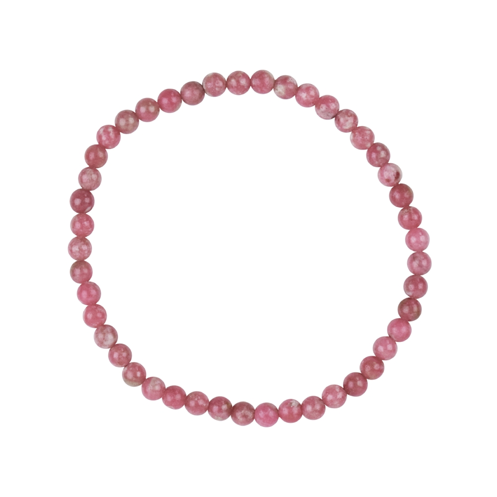 Bracelet, Thulite, 04mm beads