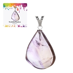 0619925107 Ametrine pendant, large Tumbled Stone, rhodiniert | Marco Schreier