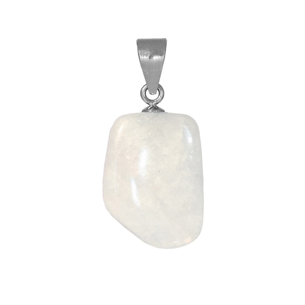 Pendentif Pierre roulée Labradorite (blanche), 2,5 - 3,0cm