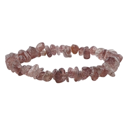 0627461002 Armband, Erdbeerquarz, 05 - 08mm Splitter | GH Edelsteine, Heilsteine & Schmuck