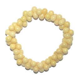 0627853061 Bracelet, Serpentine (yellow), YinYang, 06mm | wholesaler gems & healing stones